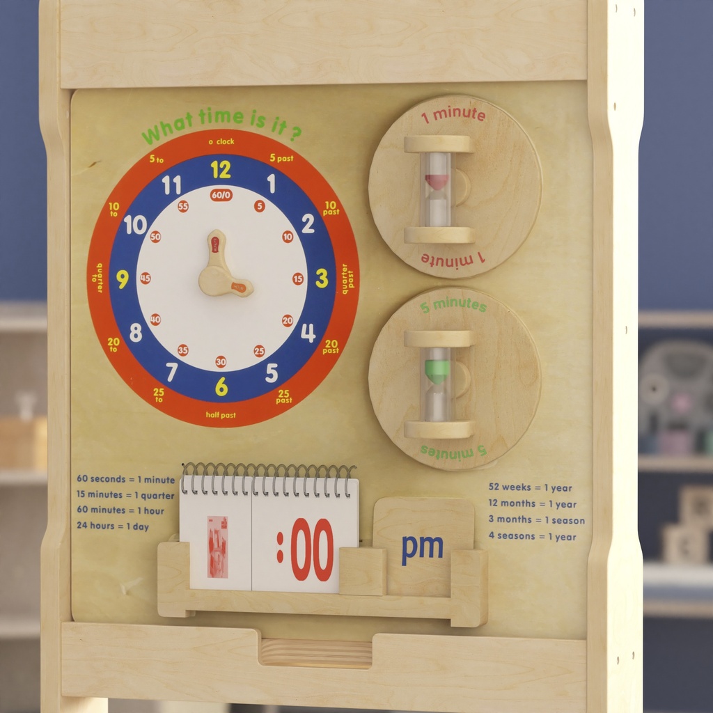 Telling Time Activity Board Accessory Panel