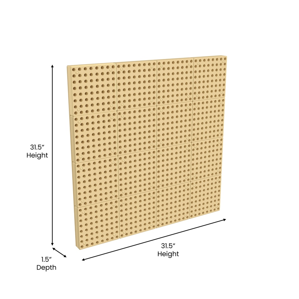 Peg System 31.5" x 31.5" Activity Board Accessory Panel