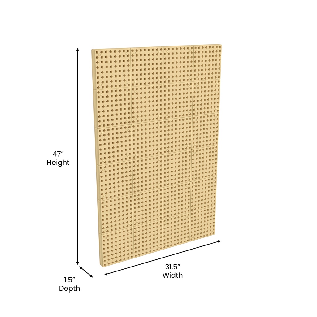 Peg System 31.5" x 47.2" Activity Board Accessory Panel