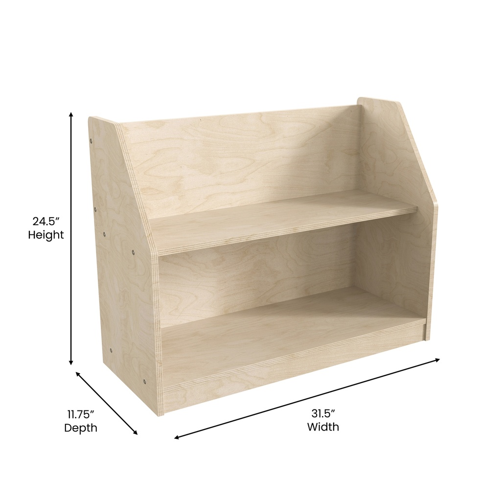 Wooden 2 Shelf Display