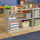 Wooden 2 Shelf Open Storage Unit