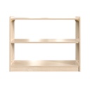 Wooden 2 Shelf Open Storage Unit