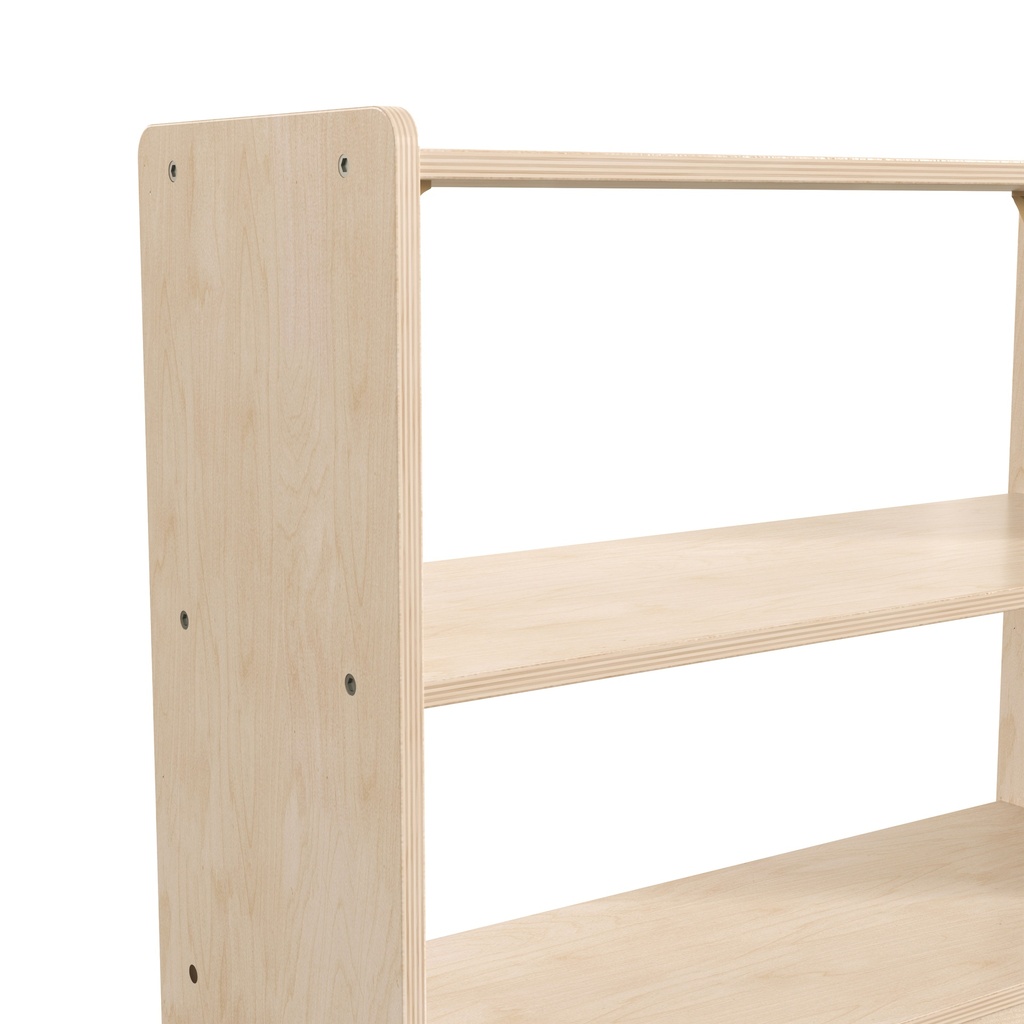 Wooden 2 Shelf Open Storage Unit