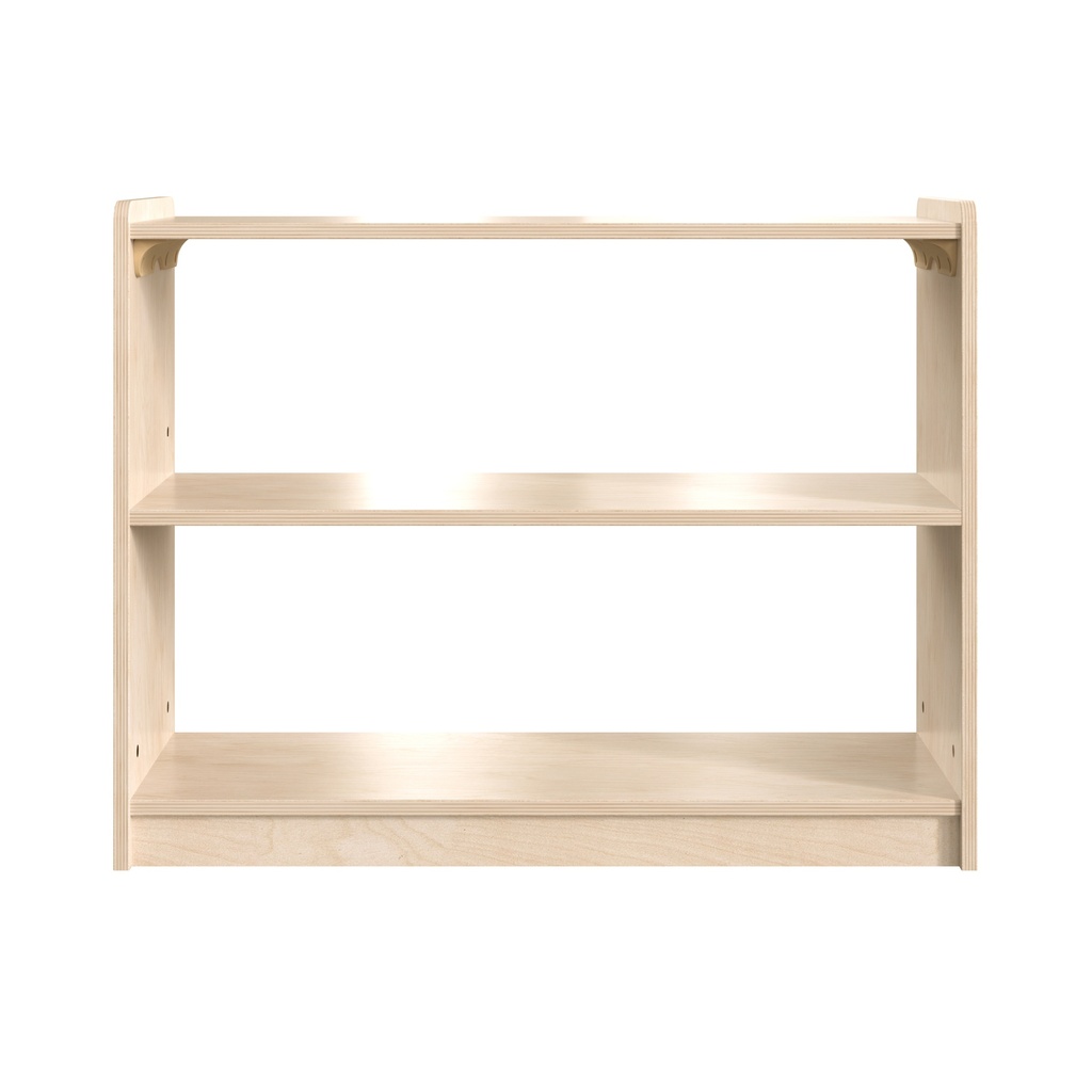 Wooden 2 Shelf Open Storage Unit