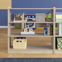 Wooden 3 Shelf Open Storage Unit