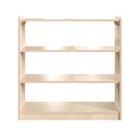 Wooden 3 Shelf Open Storage Unit