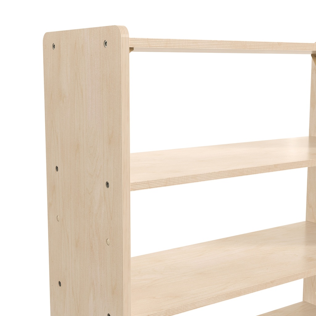 Wooden 3 Shelf Open Storage Unit