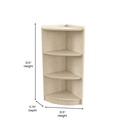 Wooden 3 Tier Corner Storage Unit