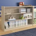 Wooden Extra Wide 3 Shelf Open Storage Unit