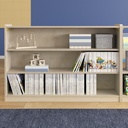 Wooden Extra Wide 3 Shelf Open Storage Unit