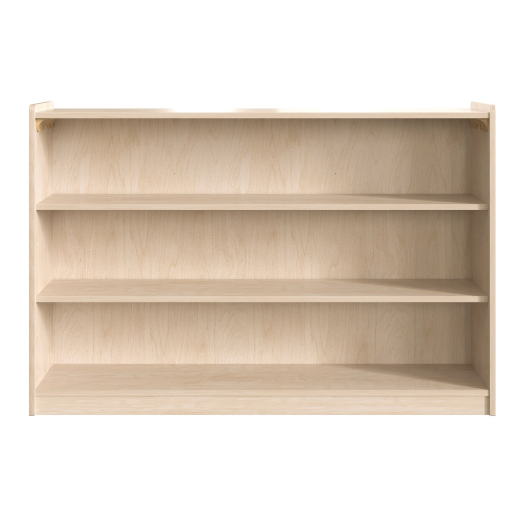 Wooden Extra Wide 3 Shelf Open Storage Unit