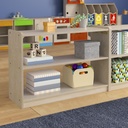 Wooden Extra Wide 2 Shelf Open Storage Unit