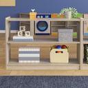 Wooden Extra Wide 2 Shelf Open Storage Unit