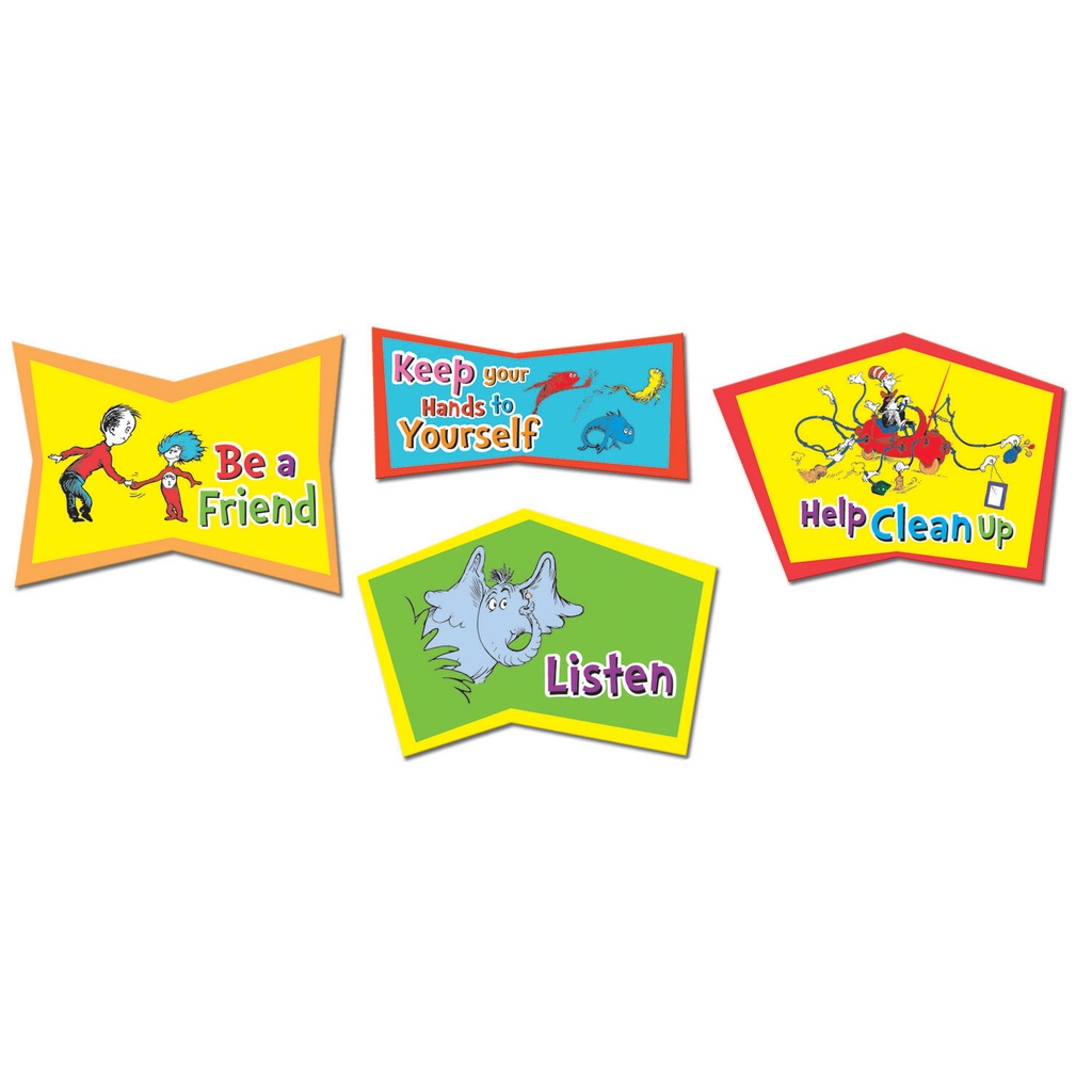 Dr. Seuss™ Classroom Rules Bulletin Board Set