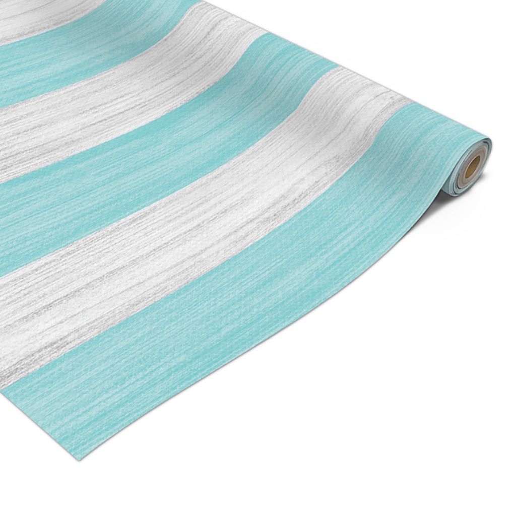 Vintage Blue Stripes Better Than Paper Bulletin Board Roll, 4' x 12', Pack of 4