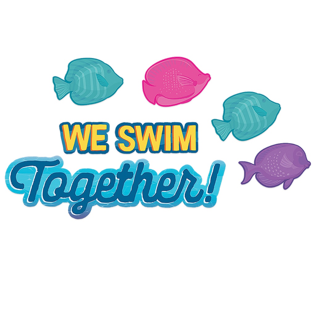 Seas the Day We Swim Together Mini Bulletin Board Sets