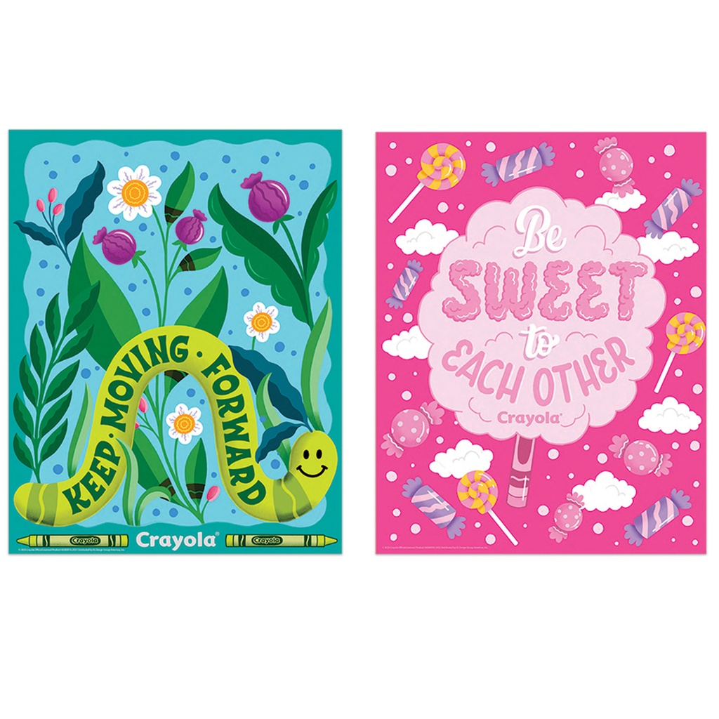 Crayola Colors of Kindness Mini Poster Pack Mini Poster Sets