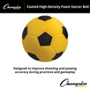 Coated High Density Foam Size 4 Soccer Ball