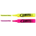 4 Pink 20 Yellow Fluorescent Hi-Liters