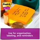 6ct 4x4 Lined Post it Super Sticky Notes