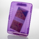 Purple Slim Clipboard with Storage