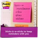 6ct 4x4 Lined Post it Super Sticky Notes