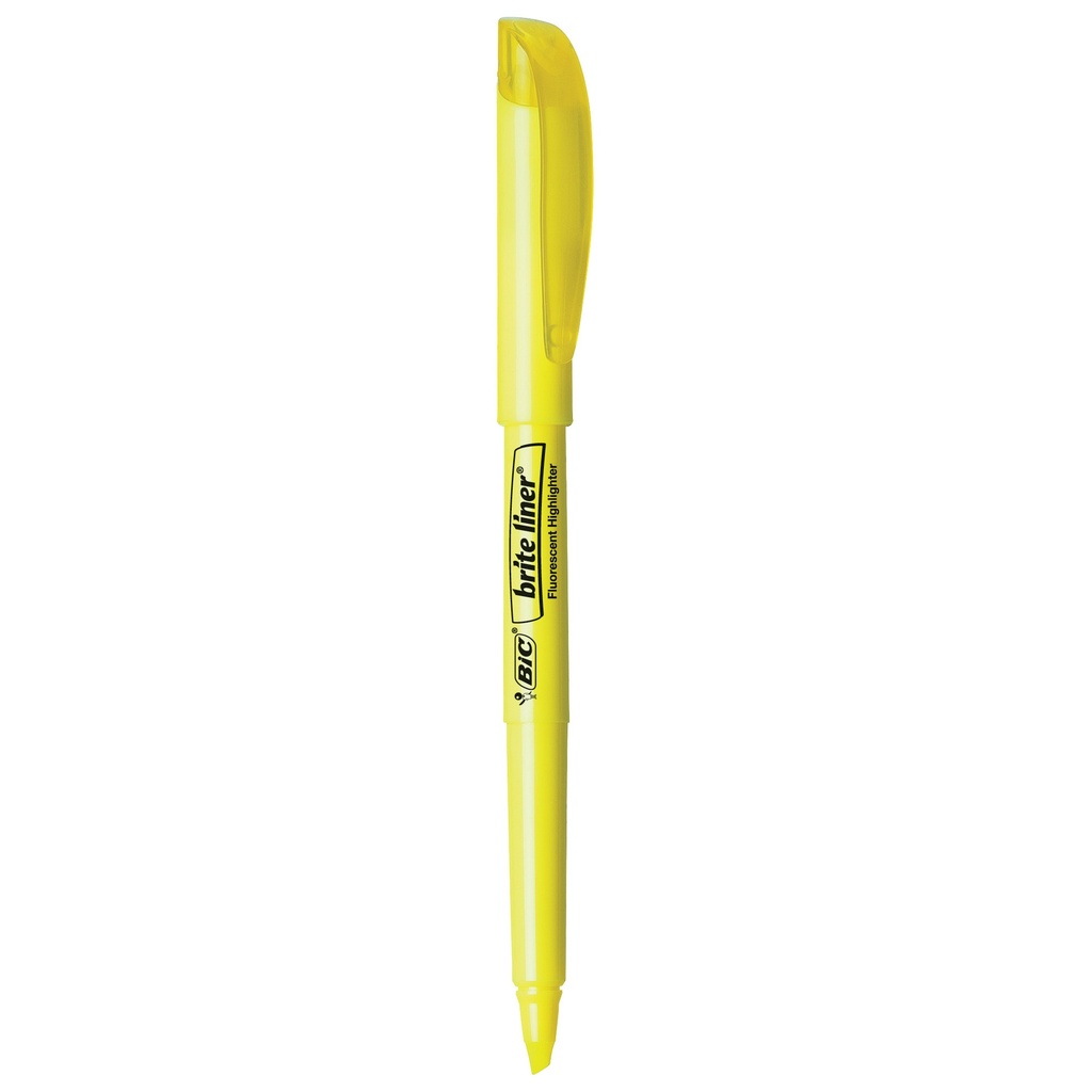 24ct Yellow Bic Brite Liner Highlighters