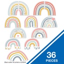 We Belong Rainbow Fun Cut-Outs, Pack of 36