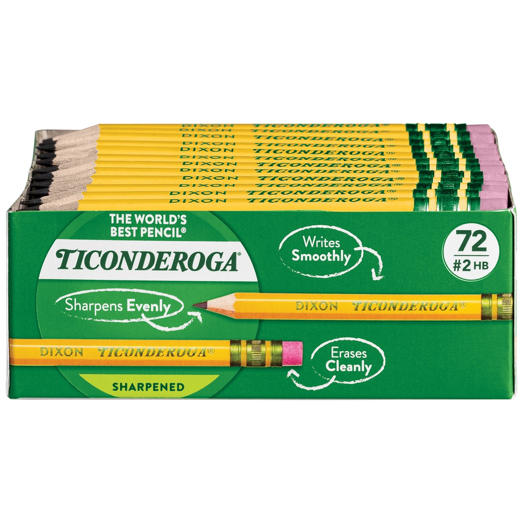 72ct Ticonderoga Golf Pencils