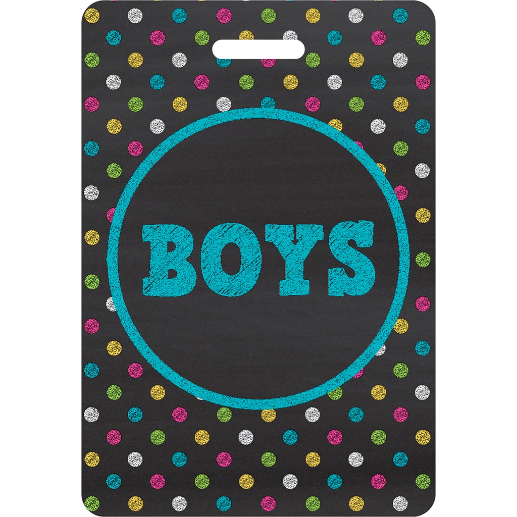 Chalkboard Brights Hall Pass Lanyards Set