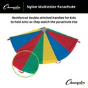 20' Multi-Colored Parachute -  16 Handles