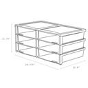 6 Compartment Quick Stack Organizer