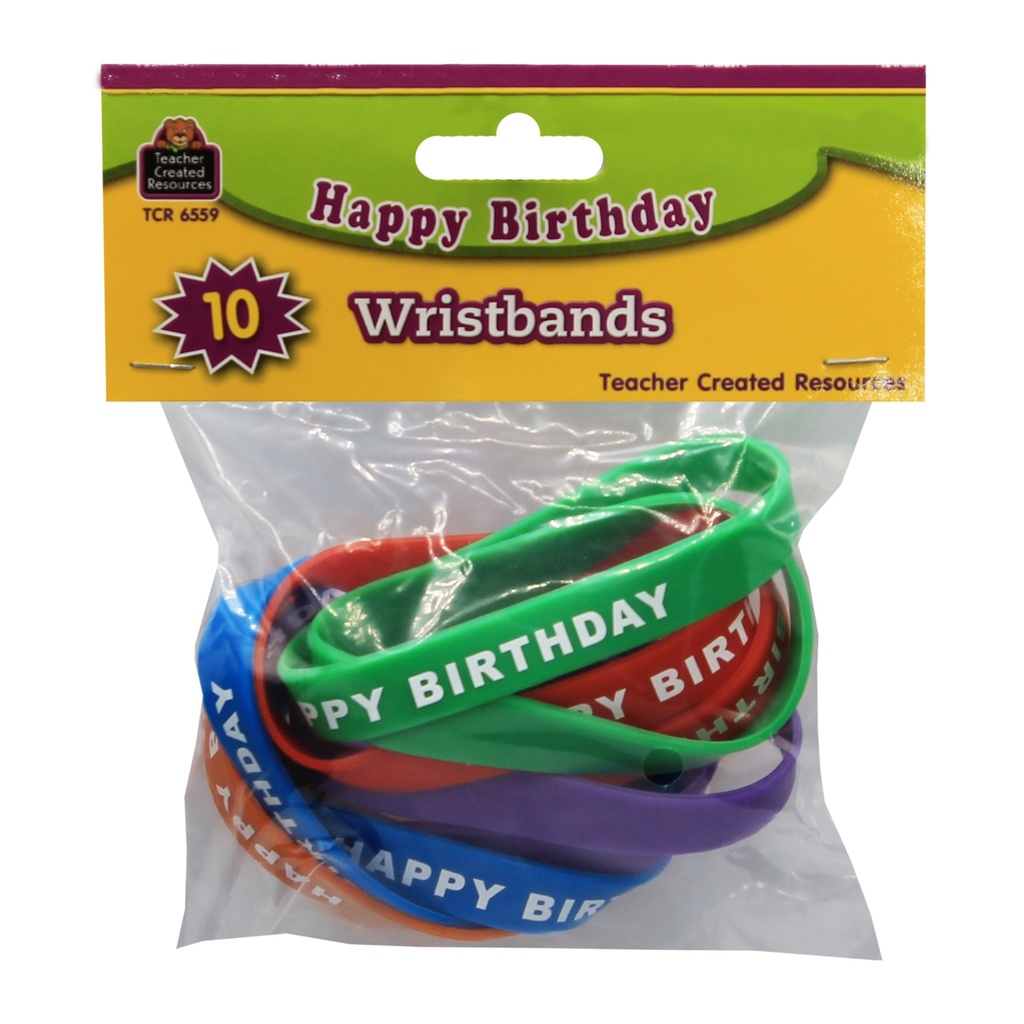 Happy Birthday Wristband Class Pack