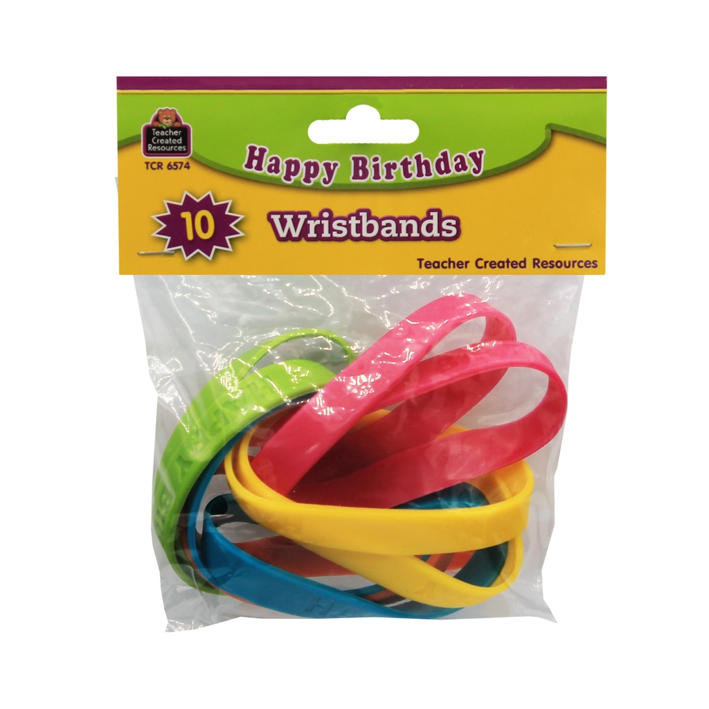 Happy Birthday Wristband Class Pack