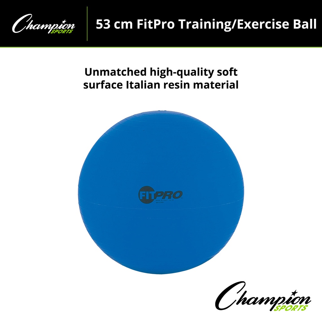 Blue 53cm FitPro Training & Exercise Ball