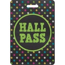 Chalkboard Brights Hall Pass Lanyards Set