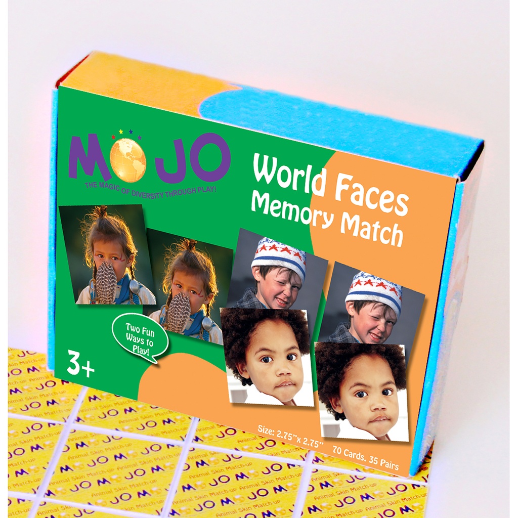 World Faces Memory Cards