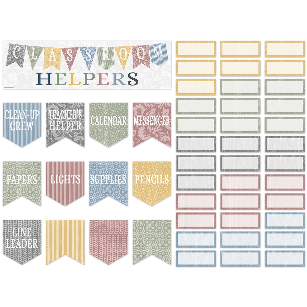 Classroom Cottage Classroom Helpers Mini Bulletin Board