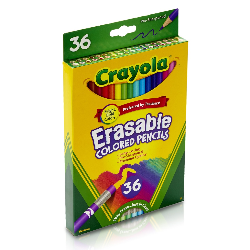 36ct Crayola Erasable Colored Pencils