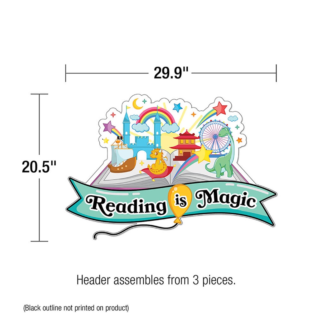 Reading is Magic Curriculum Bulletin Board Set 