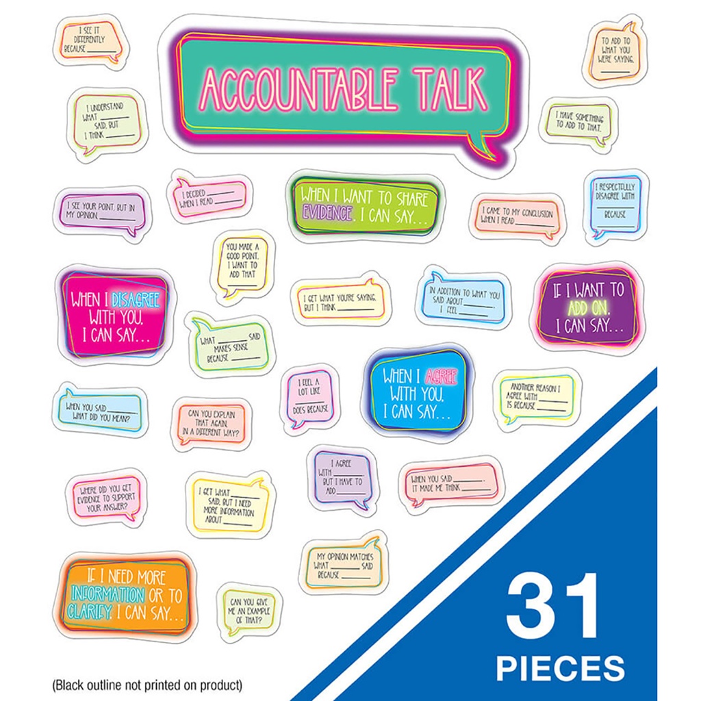 Accountable Talk Curriculum Bulletin Board Set