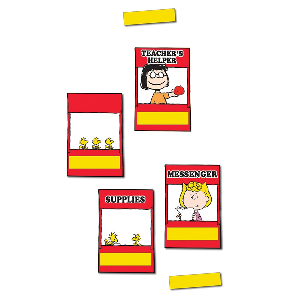 Peanuts Class Jobs Mini Bulletin Board Sets