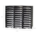 30 Compartment Literature Organizer Paper Sorter