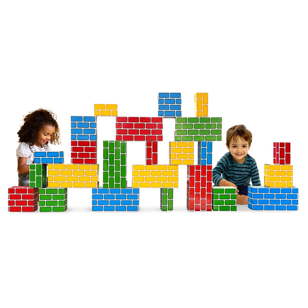 Easy Stack Cardboard Blocks 24 Count Set