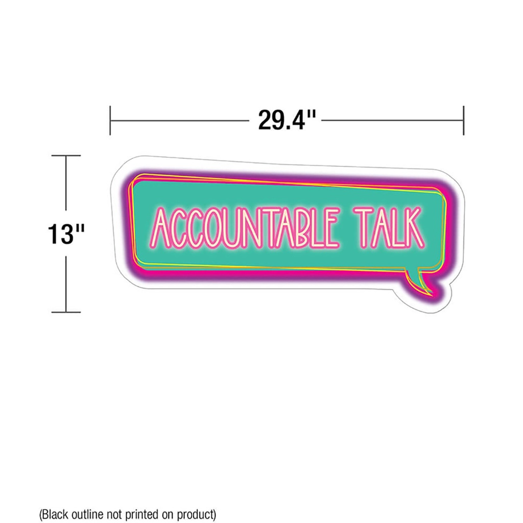 Accountable Talk Curriculum Bulletin Board Set