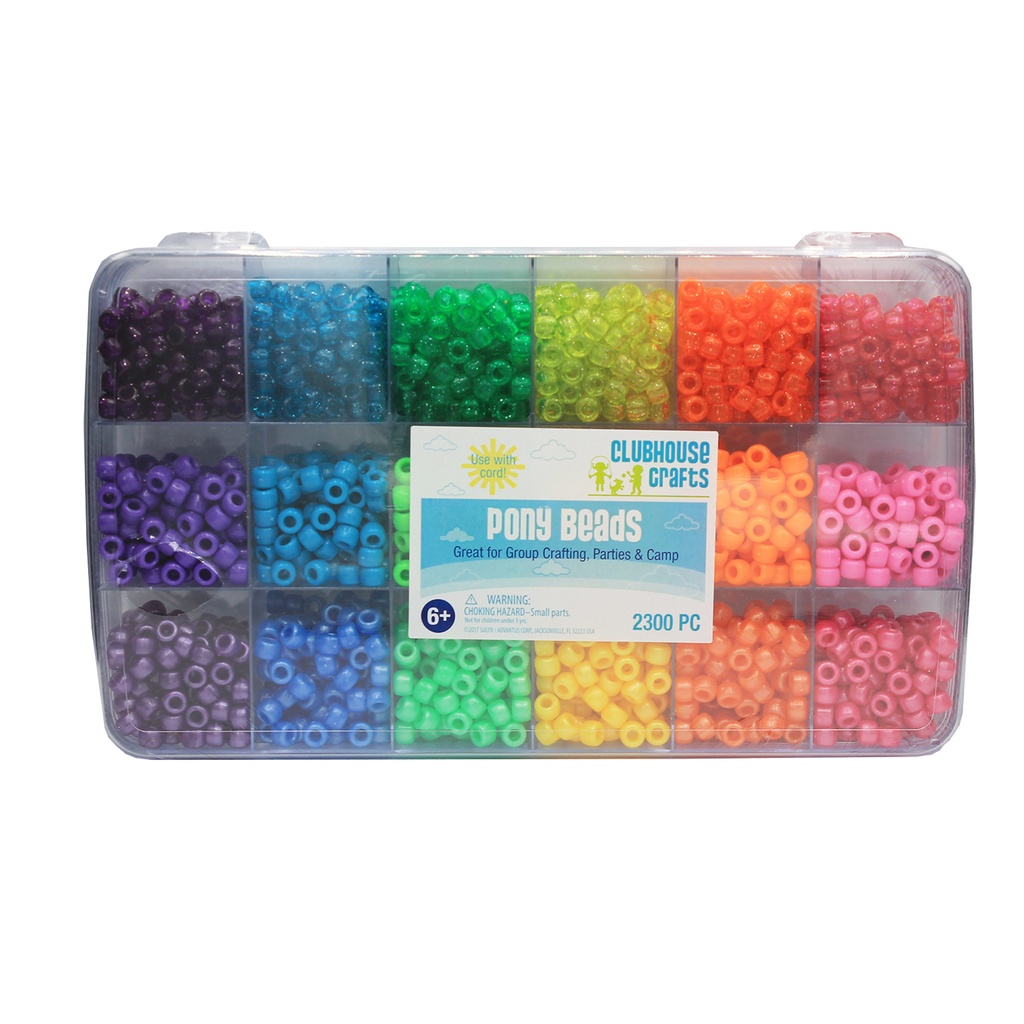 Pony Bead Box, 2300 Pieces