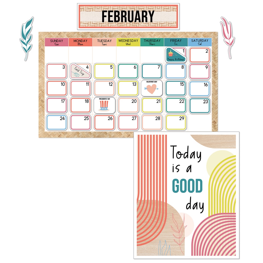 True to You Calendar Bulletin Board Set