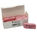 12ct Large Pink Synthetic Wedge Erasers