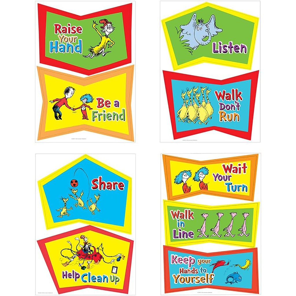 Dr. Seuss™ Classroom Rules Bulletin Board Set