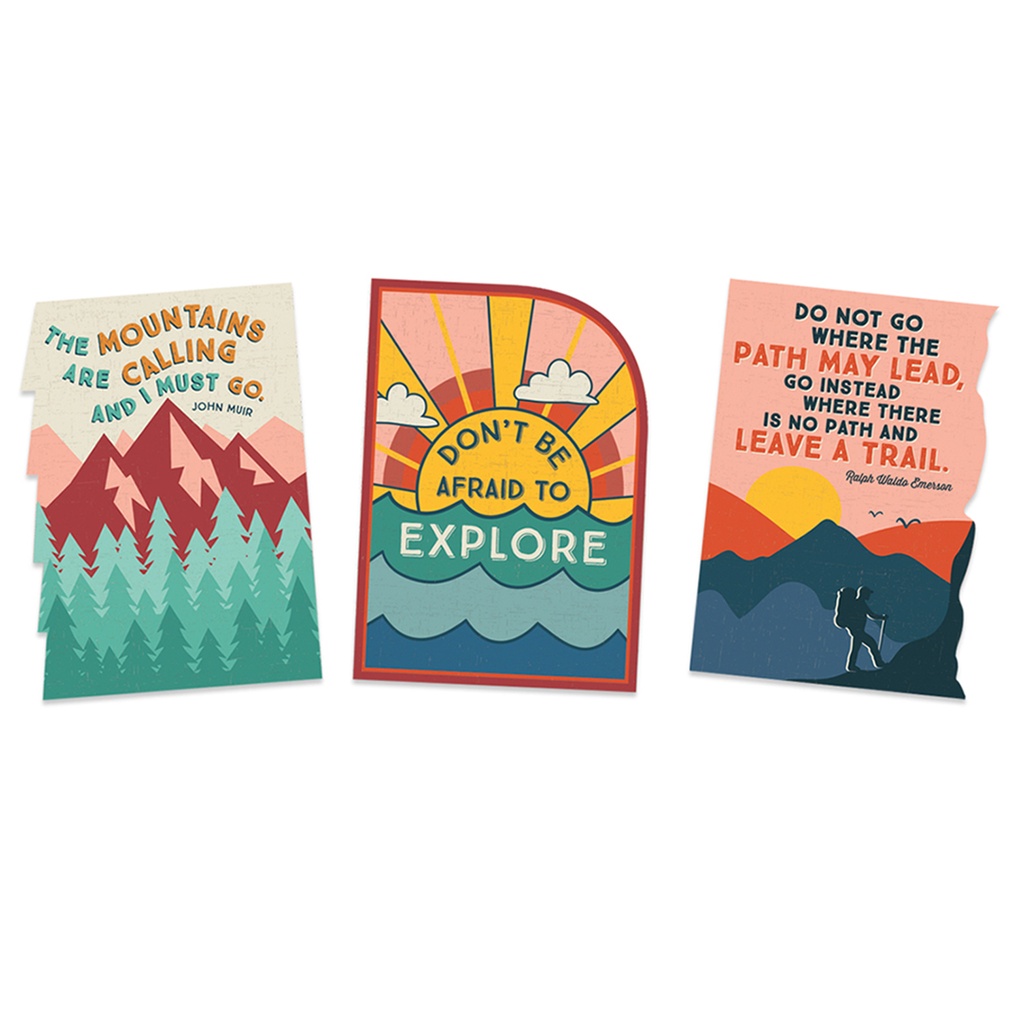 Adventurer Die-Cut Poster Set Bulletin Board Set